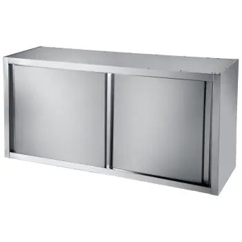 Wandkast - H 65 x B 100 x D 40 CM - Schuifdeuren - RVS - G-Line