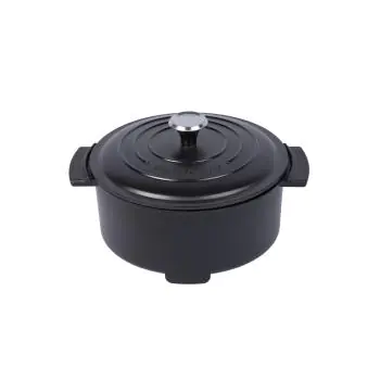 Buffetpan – Partypan - Casserole – Elektrisch - Met Deksel - 3 Liter - Zwart - Ø 35 CM - 230V - G-Line