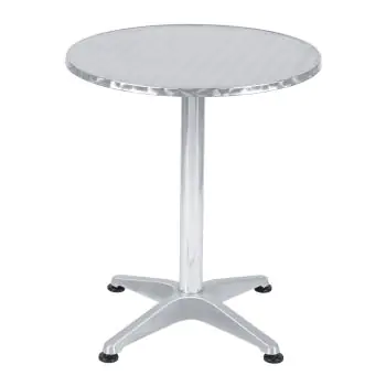 Terrastafel - Zilver - Aluminium - Ø 60 x H 74 CM - G-Line