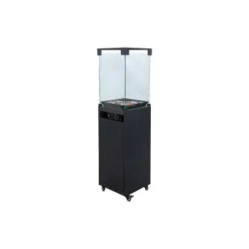 Terrasheater - Patio - Propaan - Lavastenen - Zwart - H 139 x B 36 x D 36 CM - G-Line