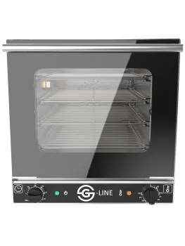 Heteluchtoven Snack - Zwart - RVS - 230V - G-Line