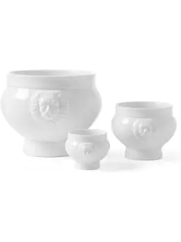 Soepkom - 4 stuks - Lionhead - Ø 13.8 cm - 500 ML - Porselein - Hendi - 784754