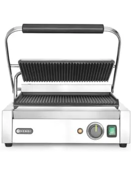 Contactgrill Panini - RVS - H 21 X 37 X 43 CM - Hendi - H263655
