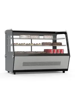 Koelvitrine - 1-Deurs - Tafelmodel - 160 Liter - RVS - 230V - G-Line