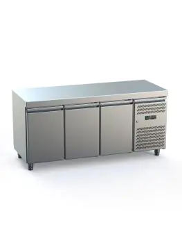 Koelwerkbank - 3-Deurs - RVS - 230V - H 85 x B 179.5 x D 70 CM - G-Line