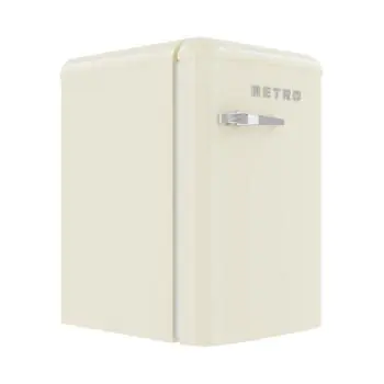 Koelkast Retro - 120 Liter - 1-Deurs - Statisch - Crème - G-Line