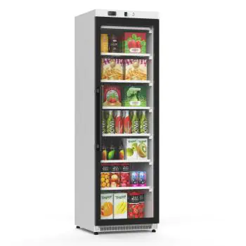 Vrieskast - Glazen Deur - 1-Deurs - 400 Liter - Wit - 230V - G-Line