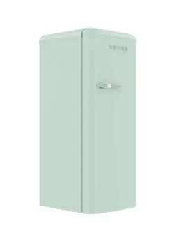 Koelkast Retro - 194 + 24 Liter - 1-Deurs - Statisch - Mint Groen - G-Line