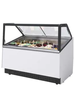 Schepijsvitrine Delight - Glazen Deur - 16-Baks - 282 Liter - 230V - G-Line