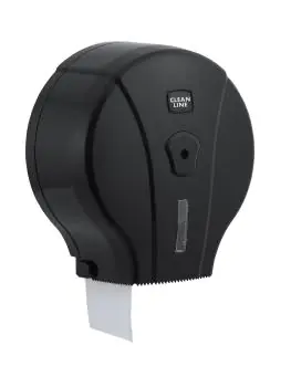 Toiletpapier Dispenser - Wandmontage - Zwart - Kunststof - G-Line