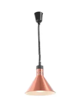 Warmtelamp verstelbaar conisch - Aluminium - H 25 X 27.5 CM - Hendi - 273876