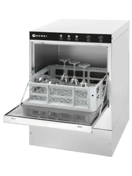 Glazenspoelmachine K40 - RVS - H 71 X 51 X 47 CM - Hendi - 230299