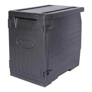 Thermobox Frontloader - 1/1 GN - 93 Liter - Zwart - Polypropyleen - H 62.5 x B 64.5 x D 44.5 CM - G-Line