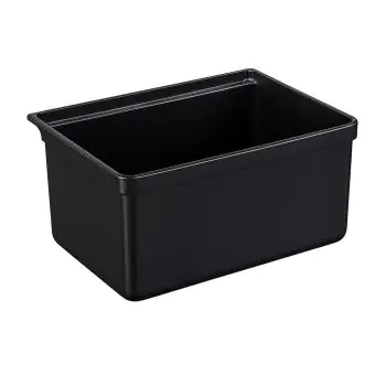 Afvalbak Serveerwagen - 9 Liter - Zwart - Kunststof - G-Line