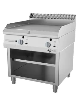 Bakplaat - Gas - Glad - Staand model - B 80 CM - G700 Line - G-Line