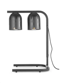 Warmtebrug - 1/1 GN - 2 Lampen - Zwart - Aluminium - 500 W - G-Line