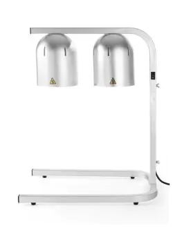 Warmtebrug - 1/1 GN - 2 Lampen - Zilver - Aluminium - 500 W - G-Line