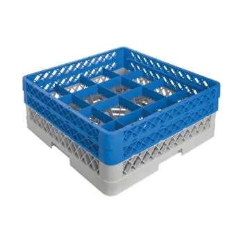 Bestekbekerkorf - H 18 x 50 x 50 CM - 0.01 KG - Polypropyleen - Bestekbekerkorf - CaterRacks - CR1602
