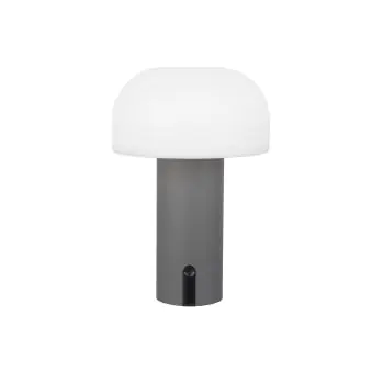 Terras Tafellamp Seta - Led Verlichting - Oplaadbaar - Grijs - G-Line