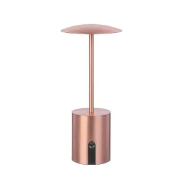 Terras Tafellamp Paraguas - Led Verlichting - Oplaadbaar - Brons - G-Line