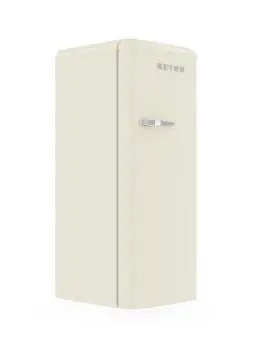 Koelkast Retro - 194 + 24 Liter - 1-Deurs - Statisch - Crème - G-Line