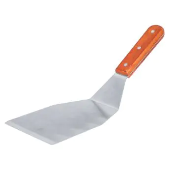 Hamburger Turner - Houten Handvat - RVS - L 34 x B 11 CM - G-Line
