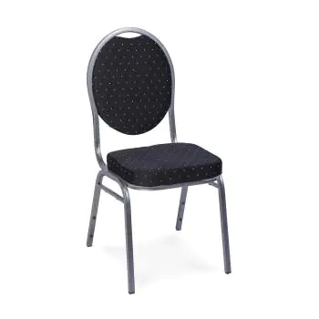 Stackchair - Stapelbaar - Hamerslag - Zwart - G-Line