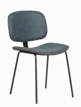 Stoel Louis - Blauw - Kunstleer - G-Line