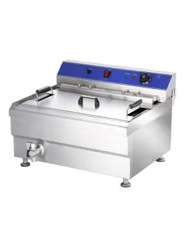 Friteuse - Elektrisch - Tafelmodel - Aftapkraan - 22 Liter - 400V - G-Line