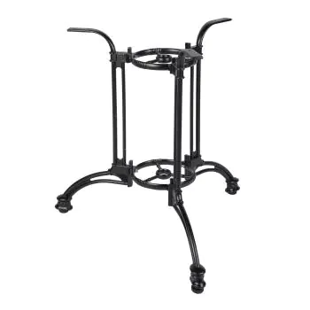 Tafelonderstel / Tafelpoot - 3 Teens - Zwart - Aluminium - G-Line