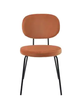 Stoel Rondo - Cognac - Velvet - G-Line
