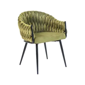 Stoel Wave - Olijfgroen - Velvet - G-Line