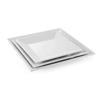 Bord - Vierkant - Wit - Melamine - B 18 x D 18 CM - G-Line
