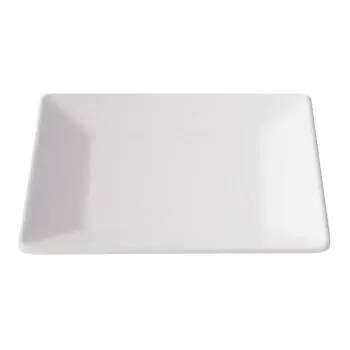 Bord - Vierkant - Wit - Melamine - B 21 x D 21 CM - G-Line