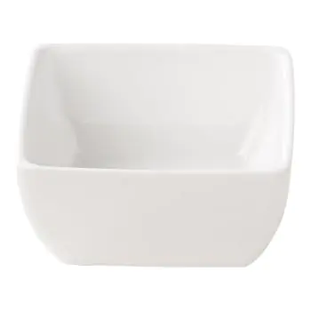 Kom - Vierkant - Wit - Melamine - B 8.5 x D 8.5 CM - G-Line