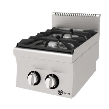 Kooktafel - 2 Pits - Gas - B 40 CM - Heavy Duty - G600 Line - G-Line