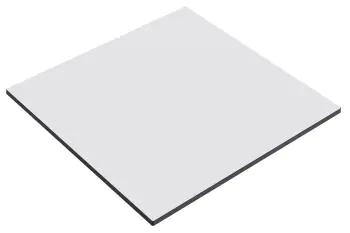 Tafelblad HPL 70x70 Cm (12mm) - Uni Wit - G-Line - Op=Op