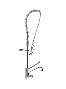 Voorspoeldouche - Hoog Model - Met Elleboogbediening - Wandmontage - RVS - G-Line