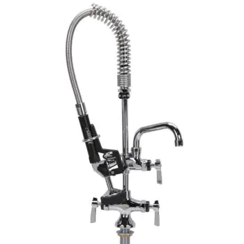 Voorspoeldouche - Kraan - Laag Model - Zilver - RVS - H 71.6 x B 31.8 x D 25.2 CM - G-Line