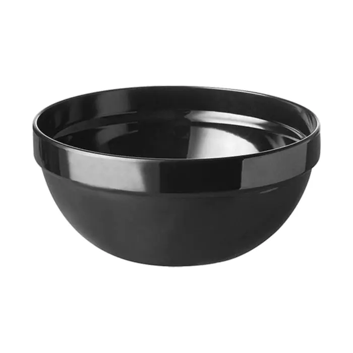 Serveerschaal - H 6.5 CM - 0.15 KG - Ø14 CM - Melamine - Zwart - 0.5 Liter - 060112 060112 €4.95 Schaaltjes en potjes