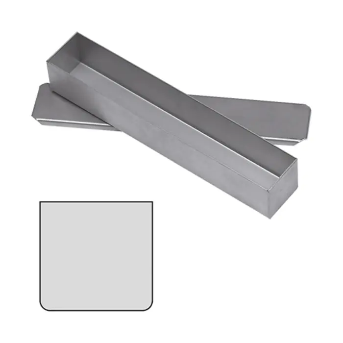 Pate/Terrinevorm - H 5 x 30 x 5 CM - 1 KG - RVS - Adelmann - 065013 065013 €55.00 Vleesvormen