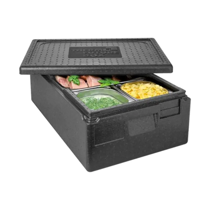 Thermobox - 1/1 GN - 30 Liter - H 23 x 60 x 40 CM - Polypropyleen - Zwart - Thermo Future Box - 235002 235002 €38.00 Thermobox