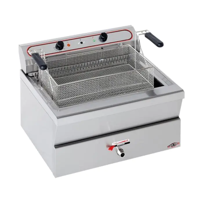 Friteuse - H 42 x 62 x 53 CM - 23 KG - 380 - 415 V - 9000 W - RVS - 26 Liter - Elektrisch - Stilfer - 527026 527026 €961.26 Visbakfriteuse