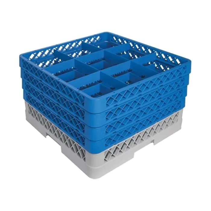 Voetglazenkorf - H 26 x 50 x 50 CM - 0.01 KG - Polypropyleen - Voetglazenkorf - CaterRacks - CR0924 CR0924 €37.40 Afwaskorven voor voetglazen