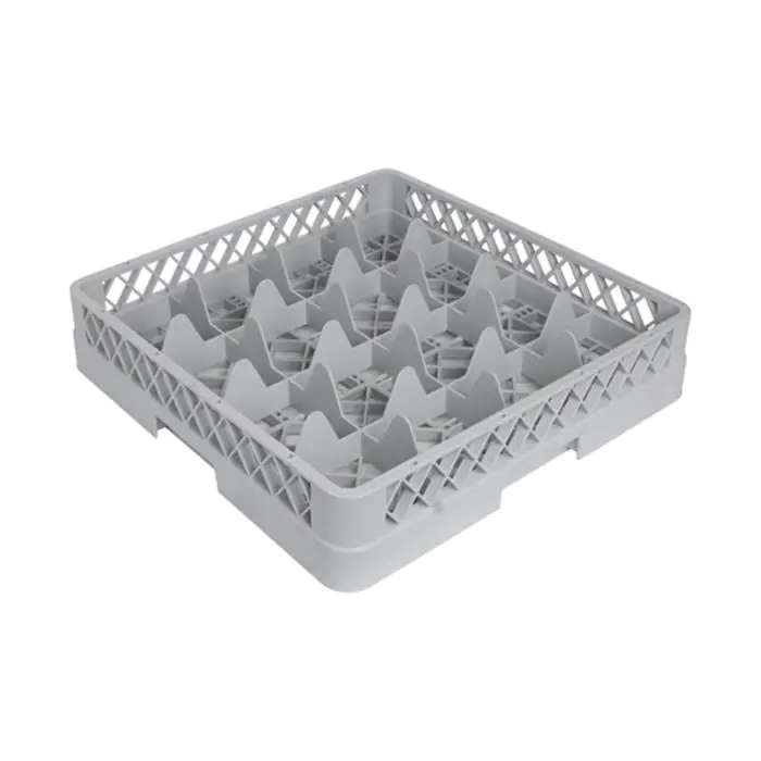 Bekerglazenkorf - H 10 x 50 x 50 CM - 1.807 KG - Polypropyleen - Bekerglazenkorf - CaterRacks - CR1610 CR1610 €16.50 Afwaskorven voor bekerglazen