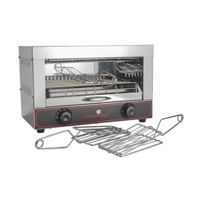 Tosti Apparaat - H 29 x 44 x 30 CM - 8 KG - 220 - 240 V - 1700 W - RVS - Caterchef - 680100 E680100 €161.00 Tosti / broodrooster apparatuur