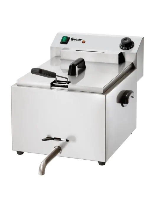 Friteuse - 9 7 Liter - Aftapkraan - 400V - Bartscher - 162500 162500 €399.00 Friteuses 400 volt