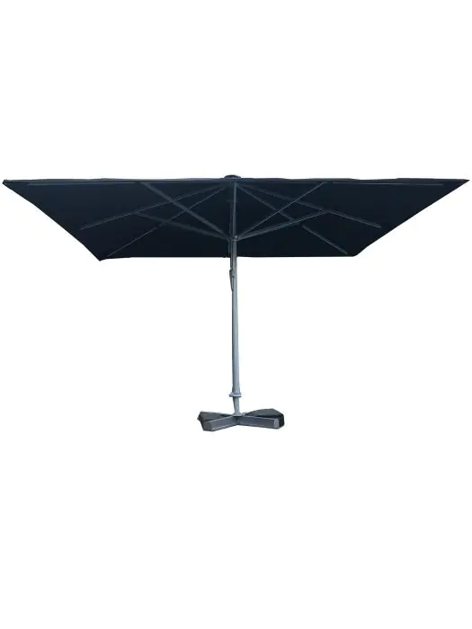 Markt Parasol Karin - Zonder Volant - Zwart - H 415 x B 400 x D 400 CM - G-Line 60397 €469.00 Horeca parasols