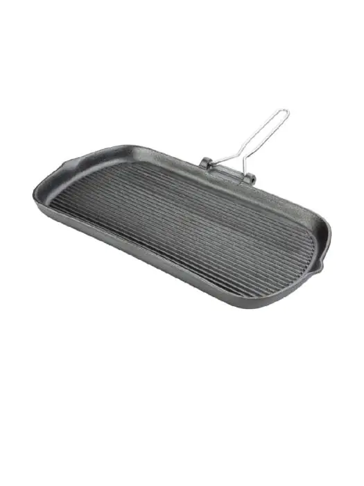 Grillpan - H 3.7 x 22.9 x 38.1 CM - Gietijzer - Vogue - K417 K417 €26.50 Losse grill/bakplaten