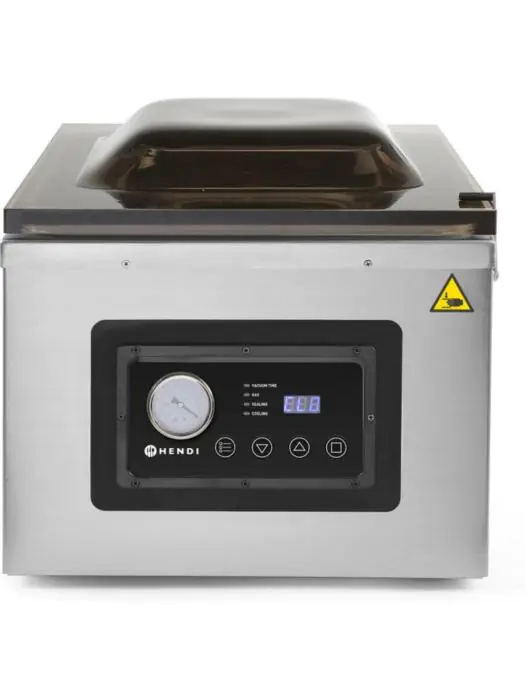 Vacuümkamer verpakkingsmachine Profi Line 410 verpakkingsmachine - RVS - H 46.5 X 56.7 X 50.5 CM - Hendi - 201442 201442 €1,453.46 Vacuummachines